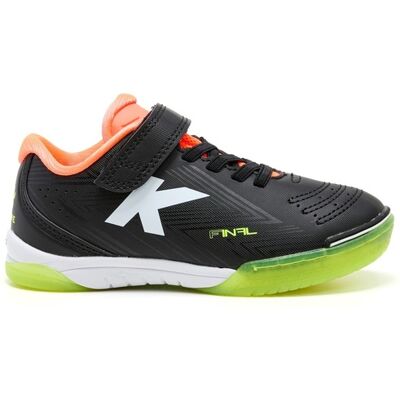 Kelme Zapatillas De Fútbol Sala De Niño Final Elastic Indoor Negro MKP Kelme Zapatillas De Fútbol Sala De Niño Final Elastic Indoor Negro MKP