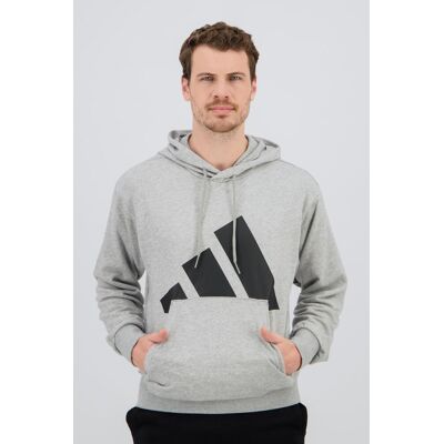 adidas Big Logo - Gris - Sudadera Capucha Hombre MKP talla L adidas Big Logo - Gris - Sudadera Capucha Hombre MKP talla L
