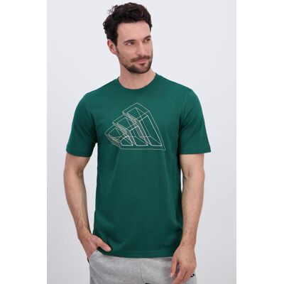 adidas Graphic Logo - Verde - Camiseta Hombre talla S adidas Graphic Logo - Verde - Camiseta Hombre talla S