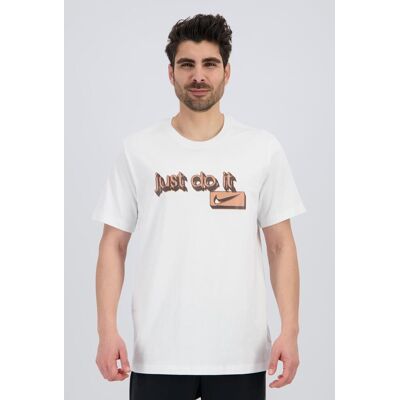 Nike Just Do It Box - Blanco - Camiseta Algodón Hombre talla S Nike Just Do It Box - Blanco - Camiseta Algodón Hombre talla S