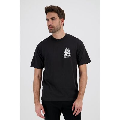 Vans Line - Negro - Camiseta Algodón Hombre talla S Vans Line - Negro - Camiseta Algodón Hombre talla S