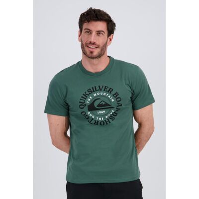Camiseta Manga Corta Quiksilver - Verde - Hombre talla L Camiseta Manga Corta Quiksilver - Verde - Hombre talla L