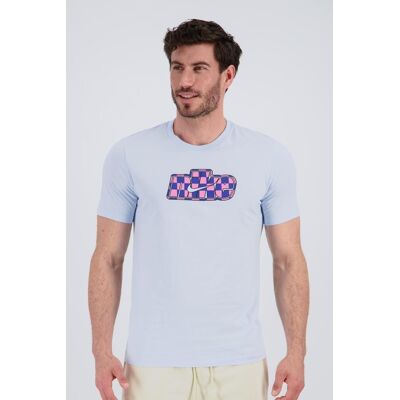 Camiseta Manga Corta Nike - Azul - Camiseta Algodón Hombre talla L Camiseta Manga Corta Nike - Azul - Camiseta Algodón Hombre talla L
