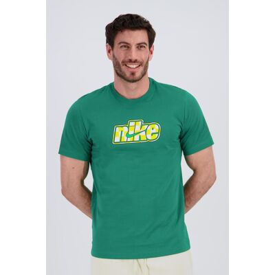 Camiseta Manga Corta Nike - Verde - Camiseta Algodón Hombre talla XL Camiseta Manga Corta Nike - Verde - Camiseta Algodón Hombre talla XL
