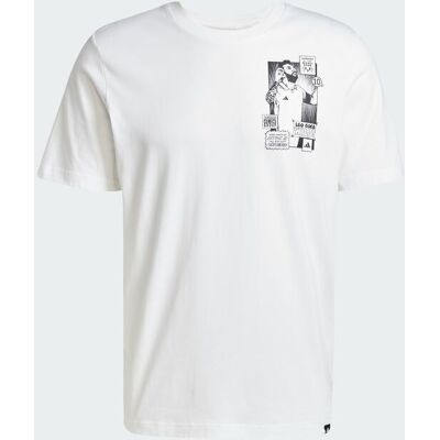 Camiseta de fútbol Adidas Messi Icon Blanca - Oficial Camiseta de fútbol Adidas Messi Icon Blanca - Oficial