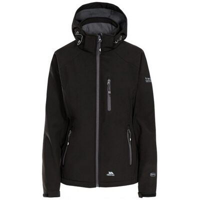 Chaqueta softshell impermeable para mujer Trespass Bela II - Negro - XXL Chaqueta softshell impermeable para mujer Trespass Bela II - Negro - XXL