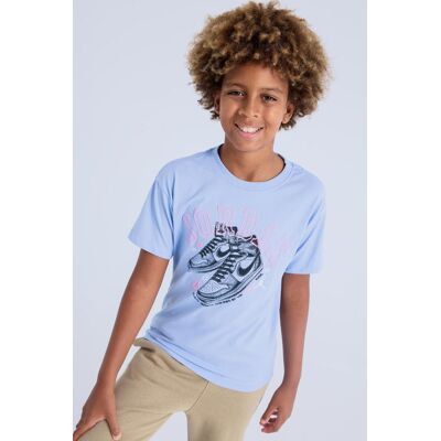 Camiseta Jordan - Azul - Camiseta Algodón Niña talla 8/10 Camiseta Jordan - Azul - Camiseta Algodón Niña talla 8/10