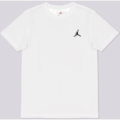 Camiseta Manga Corta Jordan - Blanco - Camiseta Algodón Niño talla 13/15 Camiseta Manga Corta Jordan - Blanco - Camiseta Algodón Niño talla 13/15