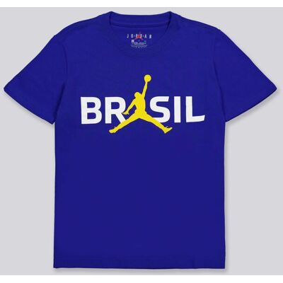 Jordan Brasil - Azul - Camiseta Manga Corta Niña talla 12/13 Jordan Brasil - Azul - Camiseta Manga Corta Niña talla 12/13