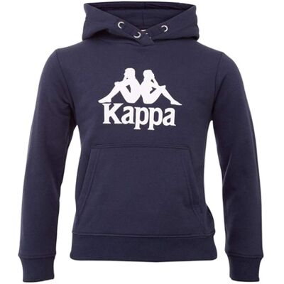 Sudadera con capucha Kappa Taino para niños - Algodón, azul marino Sudadera con capucha Kappa Taino para niños - Algodón, azul marino