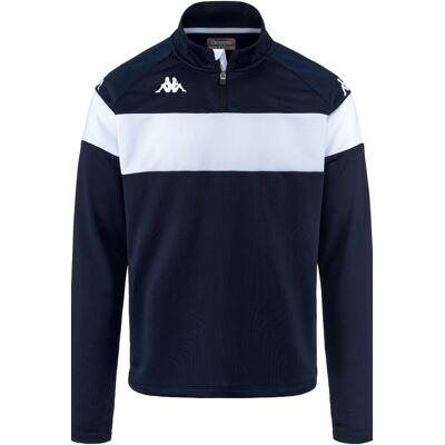 Kappa Dovare Suéter de felpa azul marino-blanco - Fleece Jumper Kappa Dovare Suéter de felpa azul marino-blanco - Fleece Jumper