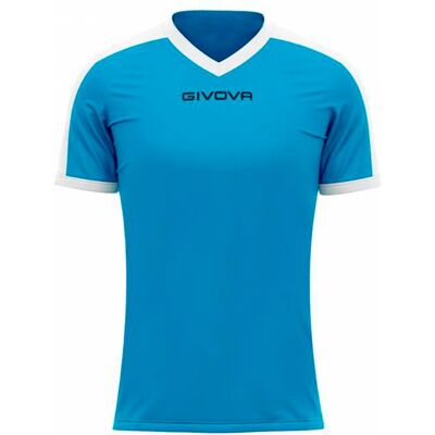 Camiseta Givova Revolution Poliéster Azul-Blanco - Ropa Deportiva Camiseta Givova Revolution Poliéster Azul-Blanco - Ropa Deportiva