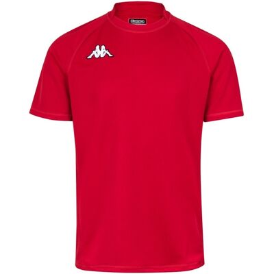 Camiseta Deportiva Roja Kappa Telese - Infantil Camiseta Deportiva Roja Kappa Telese - Infantil