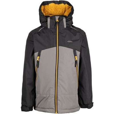 Chaqueta con cremallera en contraste para niños de Trespass - Gris 5-6A Chaqueta con cremallera en contraste para niños de Trespass - Gris 5-6A