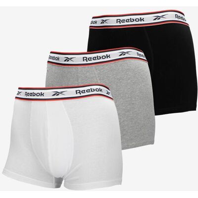 Pack 3 Bóxers Hombre Reebok Barlow Negros talla XL Pack 3 Bóxers Hombre Reebok Barlow Negros talla XL