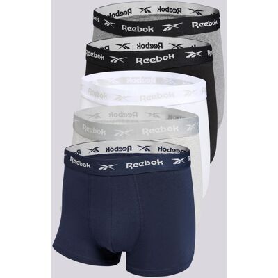 Pack 5 Bóxers Hombre Reebok Boyes talla L Pack 5 Bóxers Hombre Reebok Boyes talla L