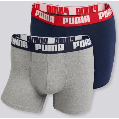 Calzoncillos Puma Pack 2 Bóxer Hombre Negros talla S Calzoncillos Puma Pack 2 Bóxer Hombre Negros talla S