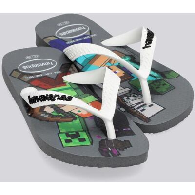 Havaianas Minecraft - Gris - Chanclas Dedo Niño talla 30 Havaianas Minecraft - Gris - Chanclas Dedo Niño talla 30