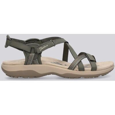 Skechers Reggae Slim - Kaki - Sandalias Trekking Mujer talla 39 Skechers Reggae Slim - Kaki - Sandalias Trekking Mujer talla 39
