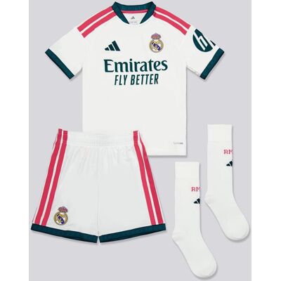 Adidas Conjunto R. Madrid CF 26/27 1ª Equipación Jr Blanco talla 8 Adidas Conjunto R. Madrid CF 26/27 1ª Equipación Jr Blanco talla 8