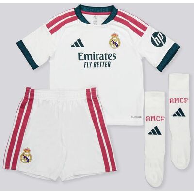 Adidas Conjunto Real Madrid CF 26/27 1ª Equipación Nin?o MKP talla 5 Adidas Conjunto Real Madrid CF 26/27 1ª Equipación Nin?o MKP talla 5
