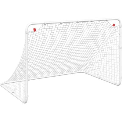 vidaXL Portería de fútbol Blanca Acero 122x81x81cm - Portería de fútbol vidaXL Portería de fútbol Blanca Acero 122x81x81cm - Portería de fútbol