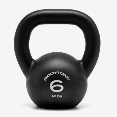 Black Kettlebell Bodytone 6 Kg - Negro - Pesa Rusa MKP Black Kettlebell Bodytone 6 Kg - Negro - Pesa Rusa MKP