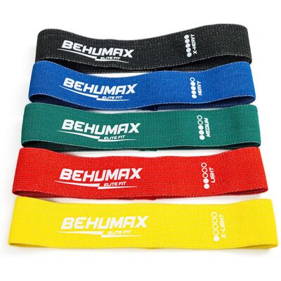 Behumax - Set De Bandas Elásticas De Tela - Set De Bandas Elásticas De Tela MKP Behumax - Set De Bandas Elásticas De Tela - Set De Bandas Elásticas De Tela MKP