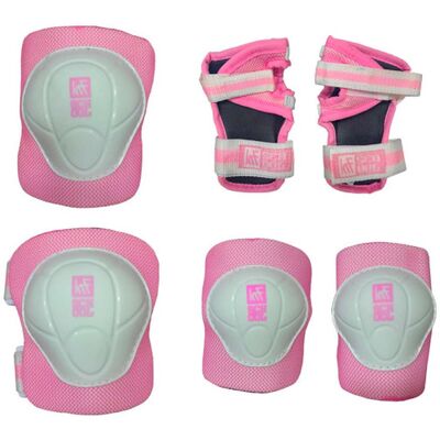 Set Protecciones Junior Krf School Rosa MKP Set Protecciones Junior Krf School Rosa MKP