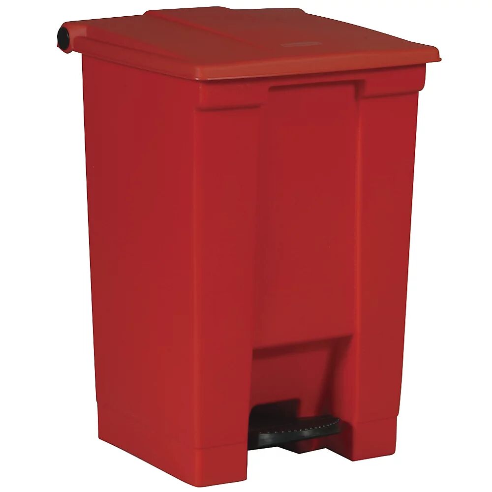 Rubbermaid Cubo industrial con pedal, capacidad 45 l, rojo, a partir de 3 unid.