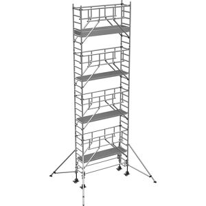 ZARGES Andamio rodante S-PLUS, plataforma 1,80 x 0,60 m, altura de trabajo 9,25 m