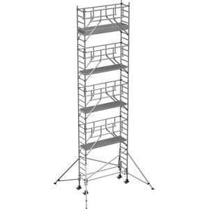 ZARGES Andamio rodante S-PLUS, plataforma 1,80 x 0,60 m, altura de trabajo 10,40 m