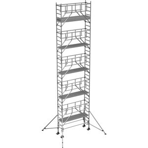 ZARGES Andamio rodante S-PLUS, plataforma 1,80 x 0,60 m, altura de trabajo 11,20 m