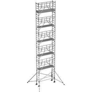 ZARGES Andamio rodante S-PLUS, plataforma 1,80 x 0,60 m, altura de trabajo 12,35 m