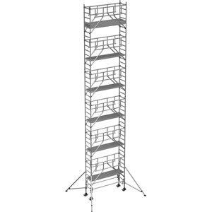 ZARGES Andamio rodante S-PLUS, plataforma 1,80 x 0,60 m, altura de trabajo 13,20 m