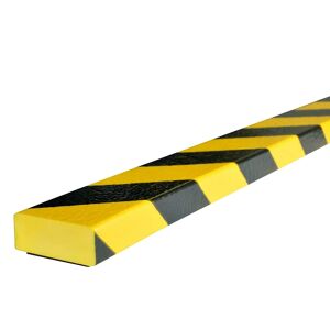SHG Protección de superficies Knuffi®, tipo D, pieza de 1 m, imán, amarillo y negro