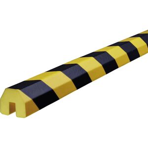 SHG Cantoneras de protección Knuffi®, tipo BB, pieza de 1 m, en negro y amarillo