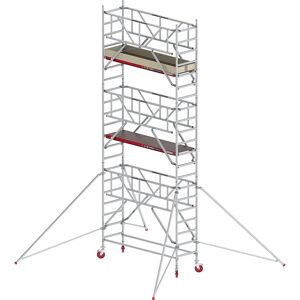 Altrex Andamio rodante RS TOWER 41 estrecho con Safe-Quick®, plataforma de madera, longitud 2,45 m, altura de trabajo 7,20 m