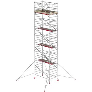 Altrex Andamio rodante RS TOWER 42 ancho, plataforma de madera, longitud 2,45 m, altura de trabajo 10,20 m