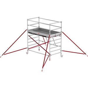 Altrex Andamio rodante RS TOWER 55, plataforma de madera, longitud 2,45 m, altura de trabajo 3,80 m