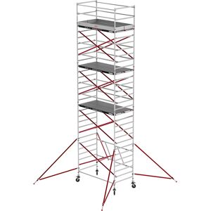 Altrex Andamio rodante RS TOWER 55, plataforma Fiber-Deck®, longitud 3,05 m, altura de trabajo 9,80 m