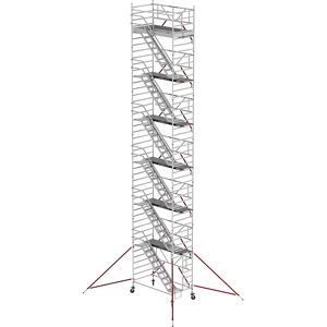 Altrex Andamio con escalera RS TOWER 53 ancho, Fiber-Deck®, longitud 2,45 m, altura de trabajo 14,20 m