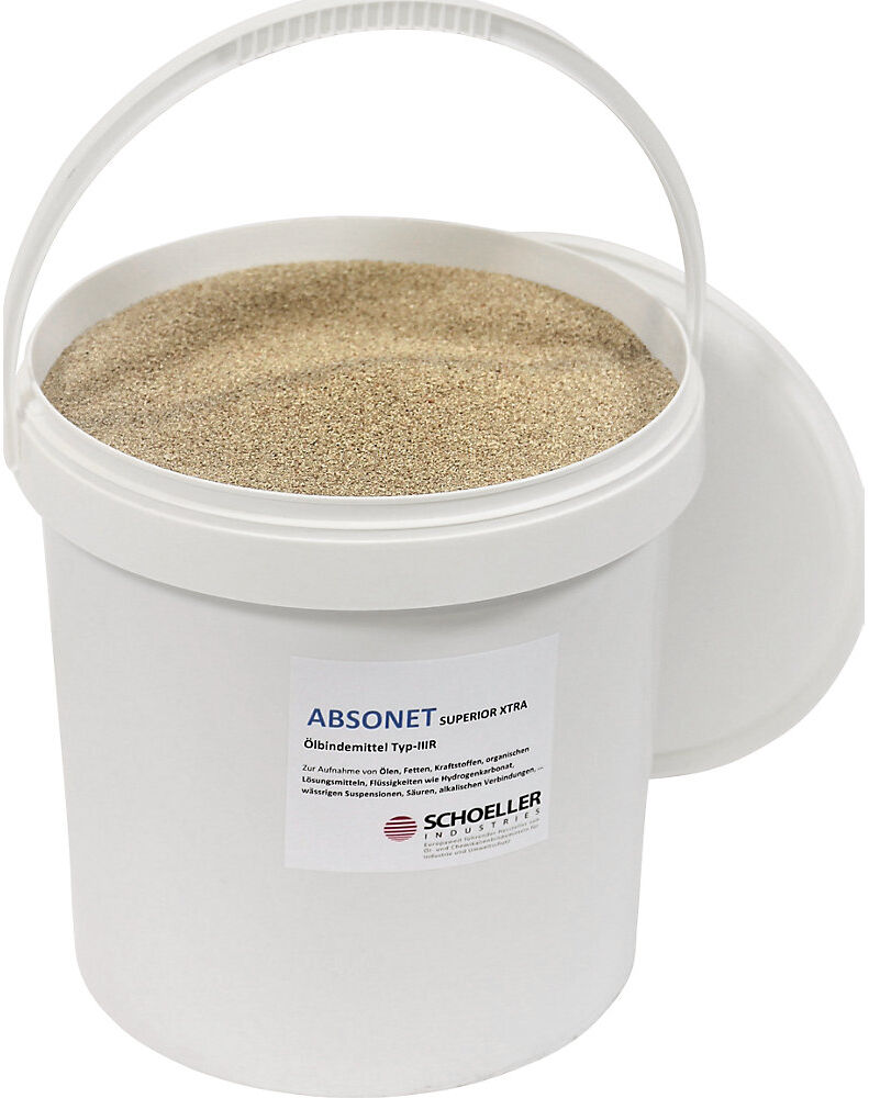 kaiserkraft Granulado aglutinante universal tipo III R de grano extra fino, grado de limpieza muy alto, en cubo de 5 kg, UE 1 unid.