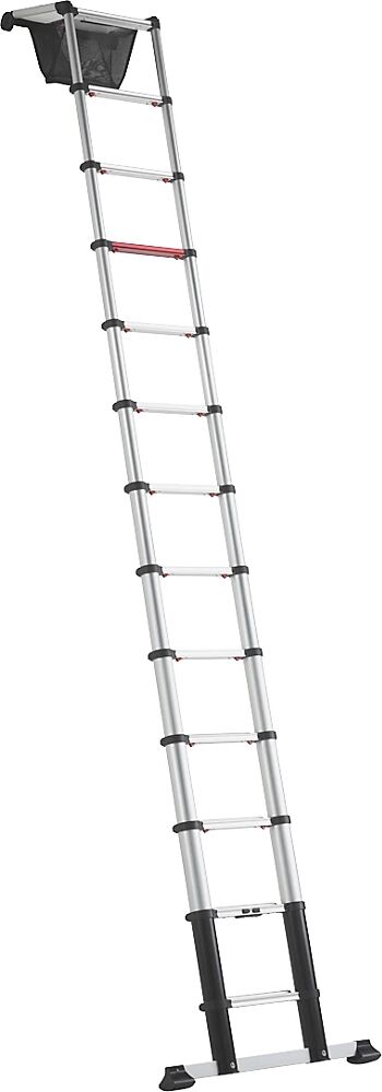 Altrex Escalera de mano telescópica, Smart Up Pro, 13 peldaños, longitud 3,8 m