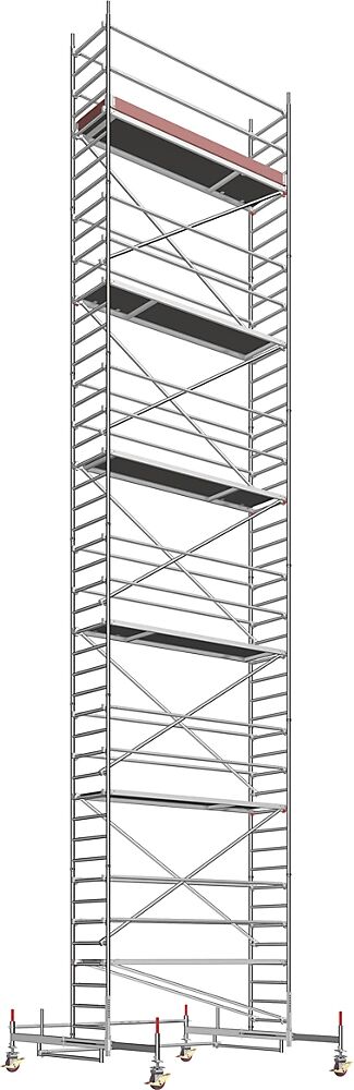 Layher Andamio rodante universal, modelo estándar, altura de andamio 12,61 m