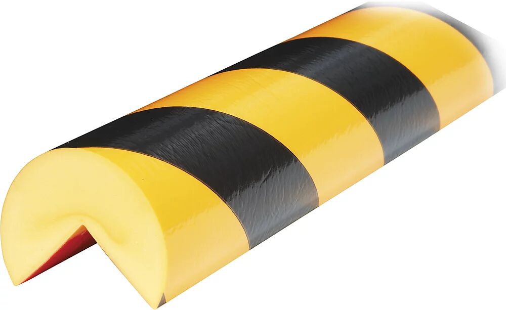 SHG Protección de esquinas Knuffi®, tipo A+, pieza de 1 m, en negro y amarillo