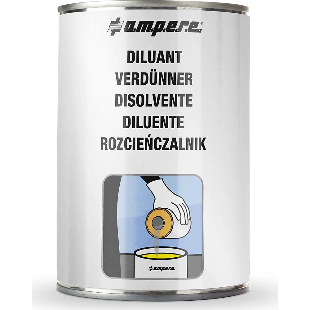 Ampere Diluyente Solvent Floor Paint®, para pintura de marcado de suelos, contenido 1 l