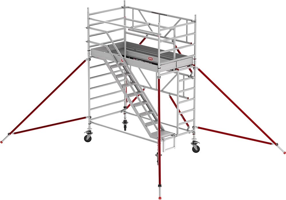 Altrex Andamio con escalera RS TOWER 53 ancho, Fiber-Deck®, longitud 1,85 m, altura de trabajo 4,20 m