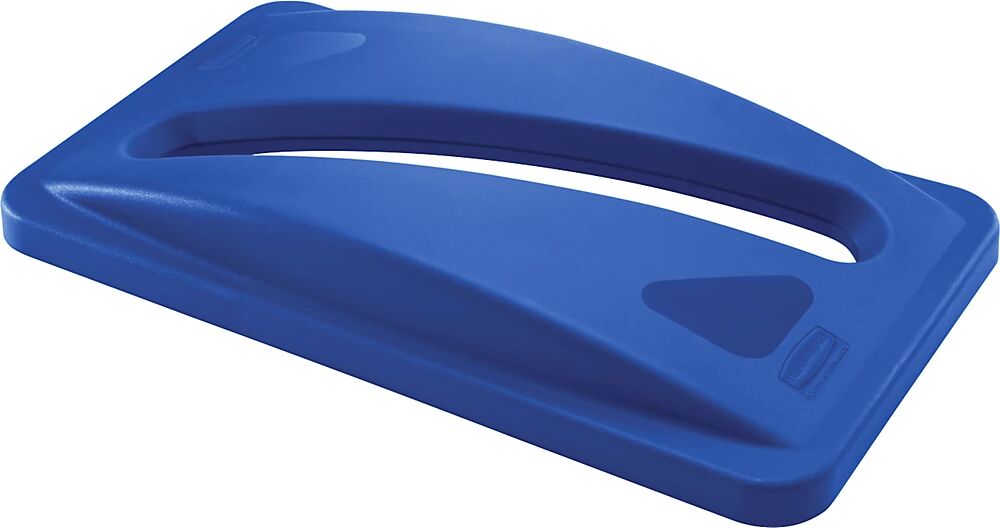 Rubbermaid Tapa SLIM JIM® para recipientes de 60 y 87 l, para la introducción de papel, azul