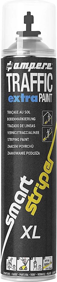 Ampere Pintura de señalización Traffic extra Paint® XL, contenido 750 ml, UE 6 botes, negro